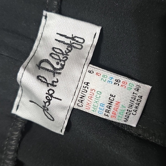 Joseph Ribkoff Black High-Waisted Pull on Pants Size 6 - Picture 3 of 4